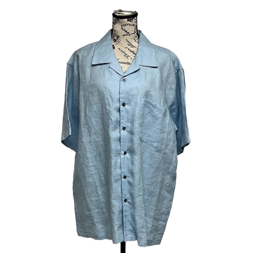 Breakwater Bay Blue Casual Button Down Shirt Relaxed Fit